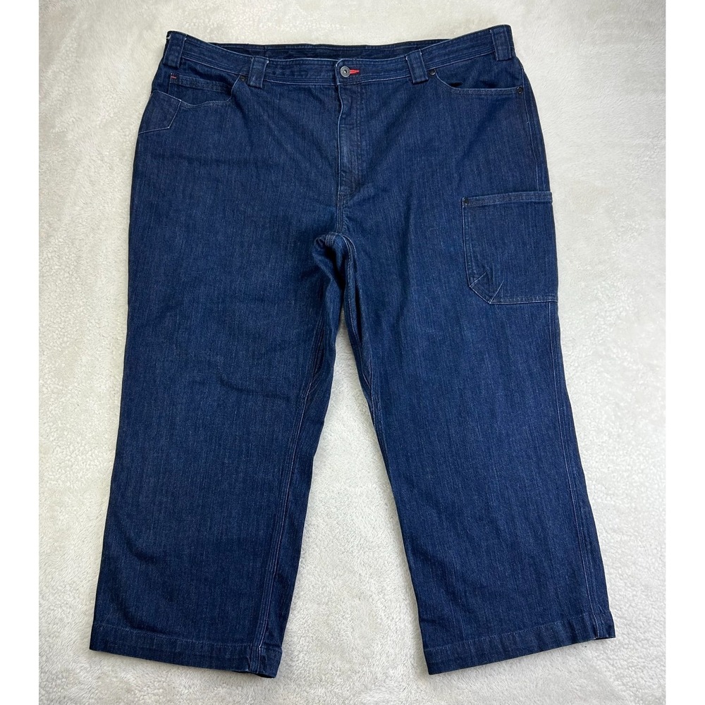 Alaskan Hardgear By Duluth Trading Carpenter Jeans Mens 48x30 Blue Denim Cordura